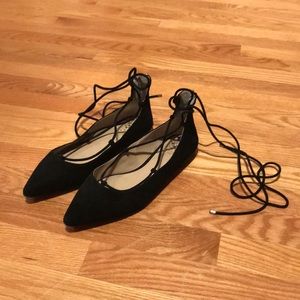 Vince Camuto suede pointed toe flats